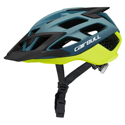 Сверхлегкий мужской женский горный велосипедный шлем полный покрытый MTB вниз холм Полный лицевой шлем Inte-mold TRAIL BMX велосипедные шлемы - Цвет: E12 Black blue