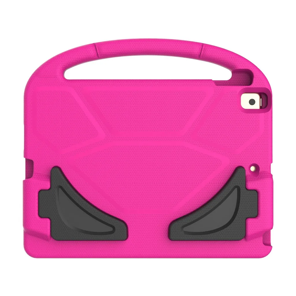Для iPad 10,2, 7,, детский чехол для планшета, безопасный, EVA, резиновая ручка, чехол-подставка, чехол, оболочка для детского планшета, защита 1018#2 - Цвет: Розово-красный