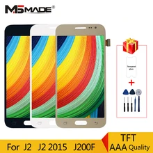 J200 ЖК-дисплей для samsung Galaxy J2 J200 J200F J200H ЖК-дисплей с сенсорным экраном дигитайзер сборка деталей Регулируемая яркость