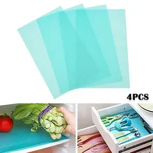 

Drawer Mat Moisture-proof kitchen Table Cabinet Shelf Liner Mats Cupboards Pad Non Slip Waterproof Closet Placemat Fridge Mats