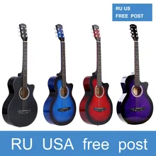 3" Акустическая фолк 6-струнная Гитары для начинающих студентов подарок Гитары акустическая гитара с гитарой Гитары аксессуары