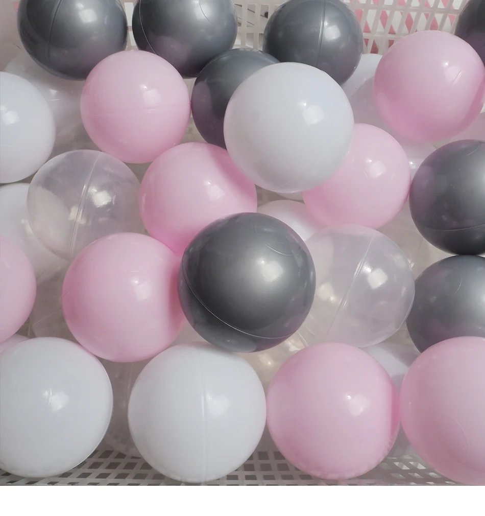 7 см/50 шт экологически чистые красочные Мячи Мягкие пластиковые океанские шарики прозрачные воды океанские волнистые шарики игрушки для детей Малыш Ребенок
