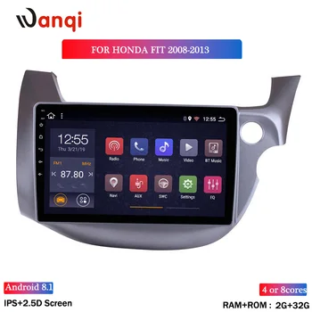 شراءWan Qi 2G RAM 32G ROM 10.1 بوصة تعمل باللمس الكامل أندرويد 8.1 نظام ملاحة لتحديد المواقع لهوندا صالح جاز 2008-2013 RHD نظام ستيريو مع واي فاي