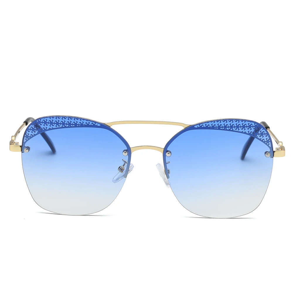 Style 3 Модные женские солнцезащитные очки для велосипеда УФ 400 Защита линзы очки бескаркасные наружные градиентные цветные солнцезащитные очки без оправы - Цвет: Style 3