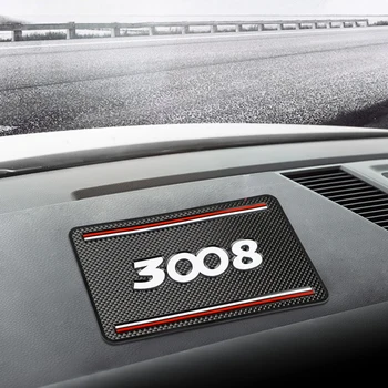 

Car Non-Slip Mat Auto Silicone Interior Dashboard Phone Anti-Slip Storage Mat Pad fit for Peugeot 3008 2008