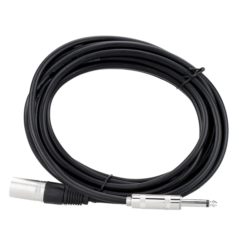 

9.8ft / 3m XLR Male to 6.5mm Male Cable Wire for Mixer Mixing Console Microphone Loudspeaker