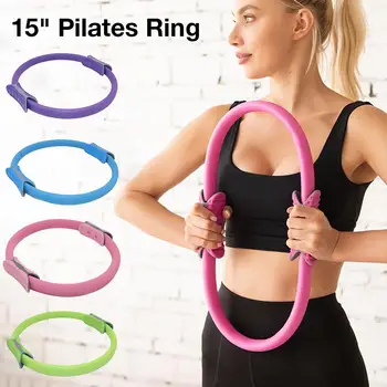

Quality Yoga Pilates Ring Magic Wrap Slimming Body Building Training Heavy Duty PP+NBR Material Yoga Circle 4 Colors