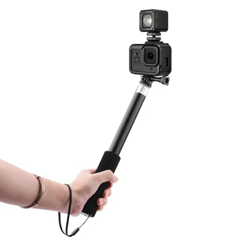 

Plastic Protective Case Cover Shell Frame with Extension Pole for Gopro Hero 8 VH99