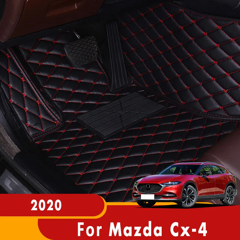 Для Mazda Cx-4 CX4 CX 4 2020 автомобильные коврики аксессуары для интерьера искусственная