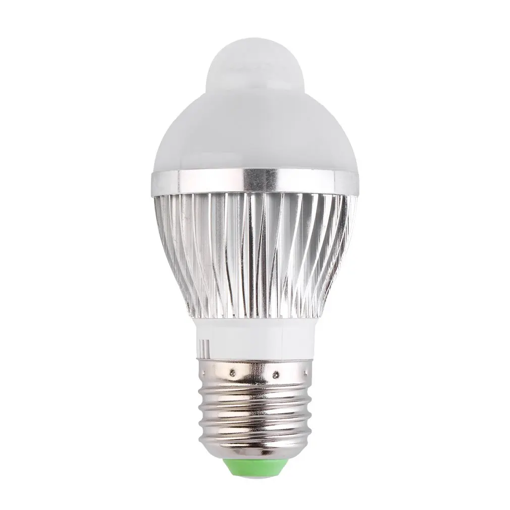 

E27 3W Warm White LED Infrared PIR Human Motion Light Sensor Auto Detection Bulb Lamp Super Deal! Inventory Clearance