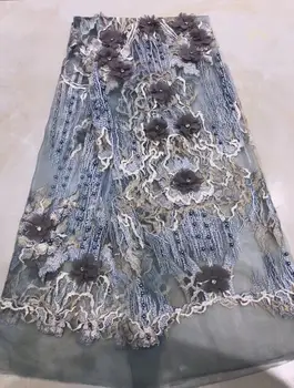 

David-59.1805 fashionable sequins tulle embroidery french net lace fabric for party dress