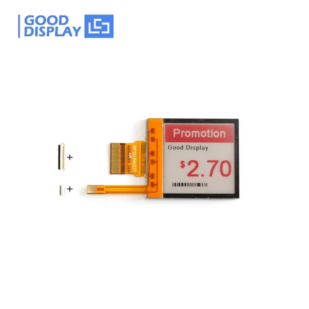 

1.54 inch 3-color E-ink panel with frontlight e-paper display