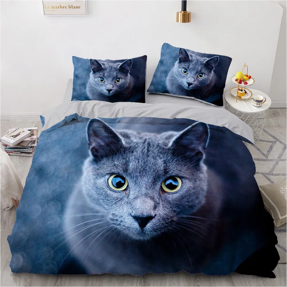 3D Bedding Sets Leopard Custom Duvet Quilt Cover Set Comforter Bed Linen Pillowcase King Queen Full Size 140*210 Home Texitle|Комплекты