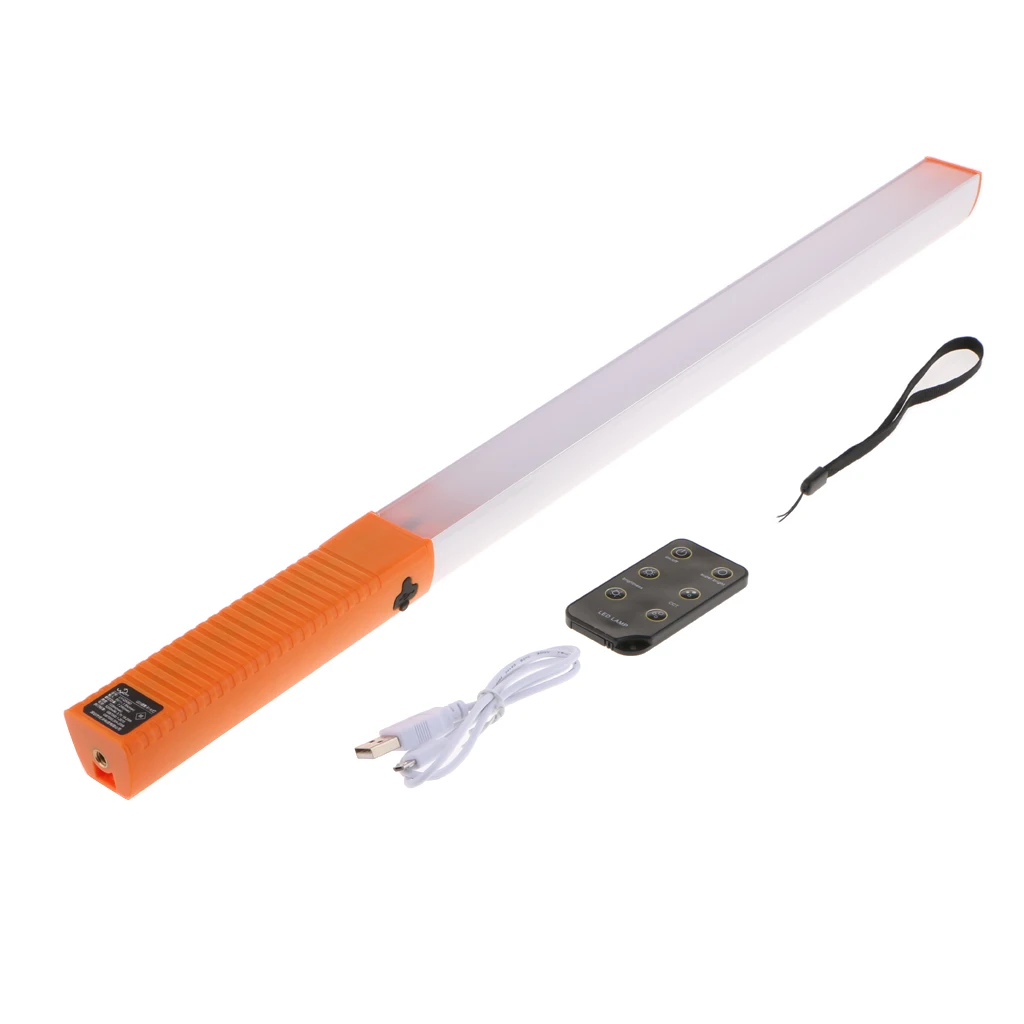 LED Video Light Wand Ice Light Photo Studio Lighting Kit with Remote Control Rechargeable Battery and 30 Brightness Level