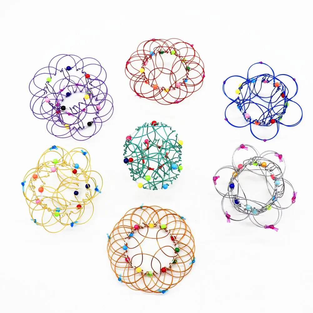 Details about   US Magic Flow Ring 3D Toy Multiple Changes Mandala Flower Basket Toys Magic Hoop 
