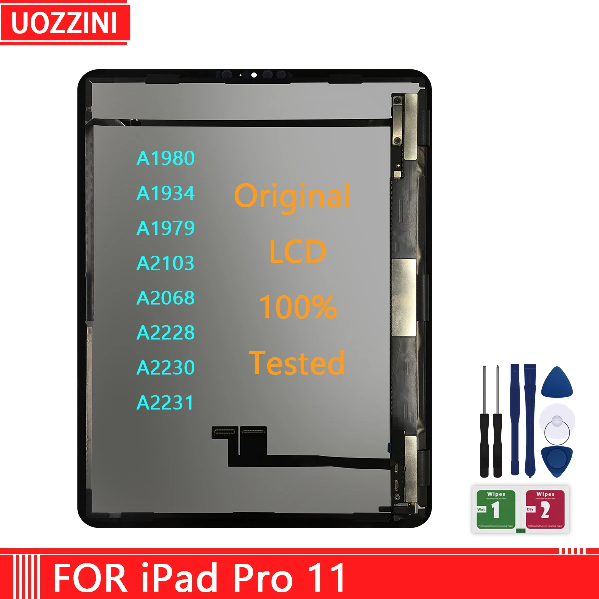 11'' iPad Pro LCD Display Touch Screen Digitizer Assembly Replacement for A1980 A1934 A1979 A2068 A2230 A2228 Description Image.This Product Can Be Found With The Tag Names Cheap Tablet LCDs Panels, Computer Office, High Quality Computer Office, Tablet LCDs Panels
