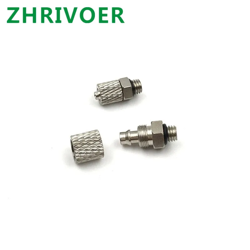 

5 pcs Straight Pneumatic Pipe Air Hose Quick Fitting Mini Connector Brass PC4-m3 PC6-M5 Male Thread M3 M4 M5 M6 Tube 3mm 4mm 6mm