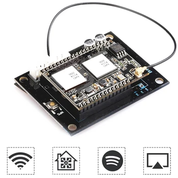 

NEW-Up2Stream WiFi Audio Receiver Module with Spotify Airplay DLNA 24Bit 192KHZ FLAC Multiroom Free Android IOS App