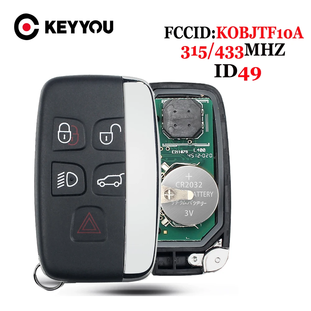 KEYYOU 315/434 МГц Автомобильный Дистанционный ключ для Land Rover Discovery 4 Freelander Range Sport Evoque