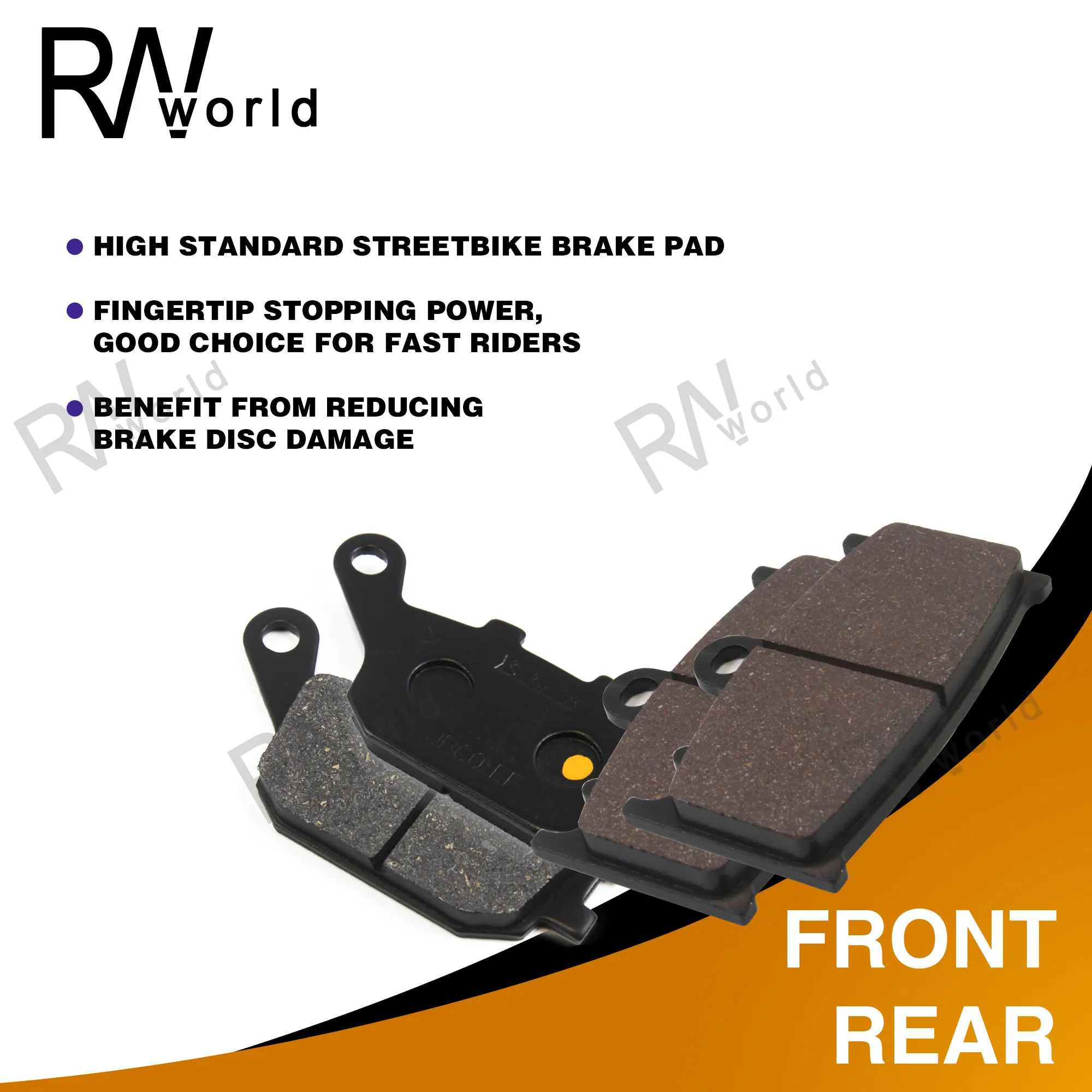 Motorcycle Front and Rear Brake Pads For SUZUKI GSX 650 SK7 GSX650SK8 GSX650SK9 Faired Bandit Non ABS 2007-2009 2008 GSX650 | Автомобили и