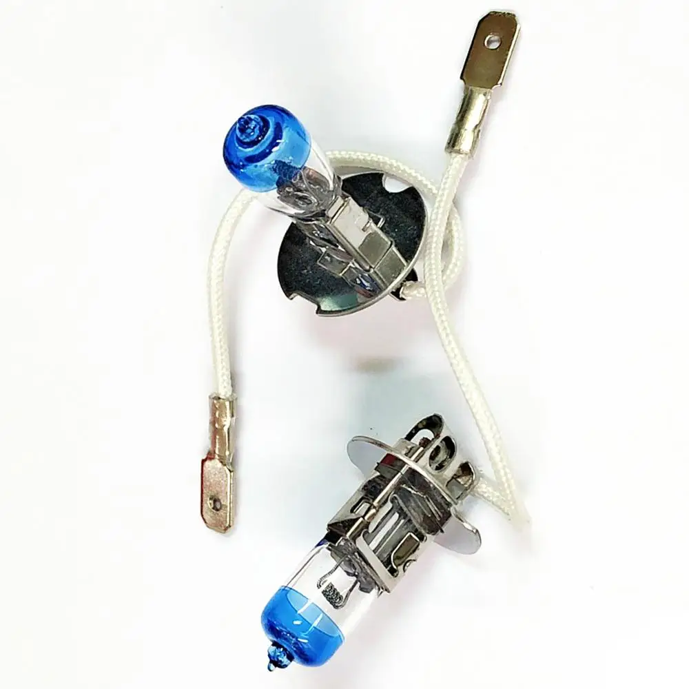 

2x H3 DC 24V 100W высокомощный автомобильный головной светильник, лампы для авто, противотуманная фара 4300K Xenon Желтый 24V H3 головной светильник 100W