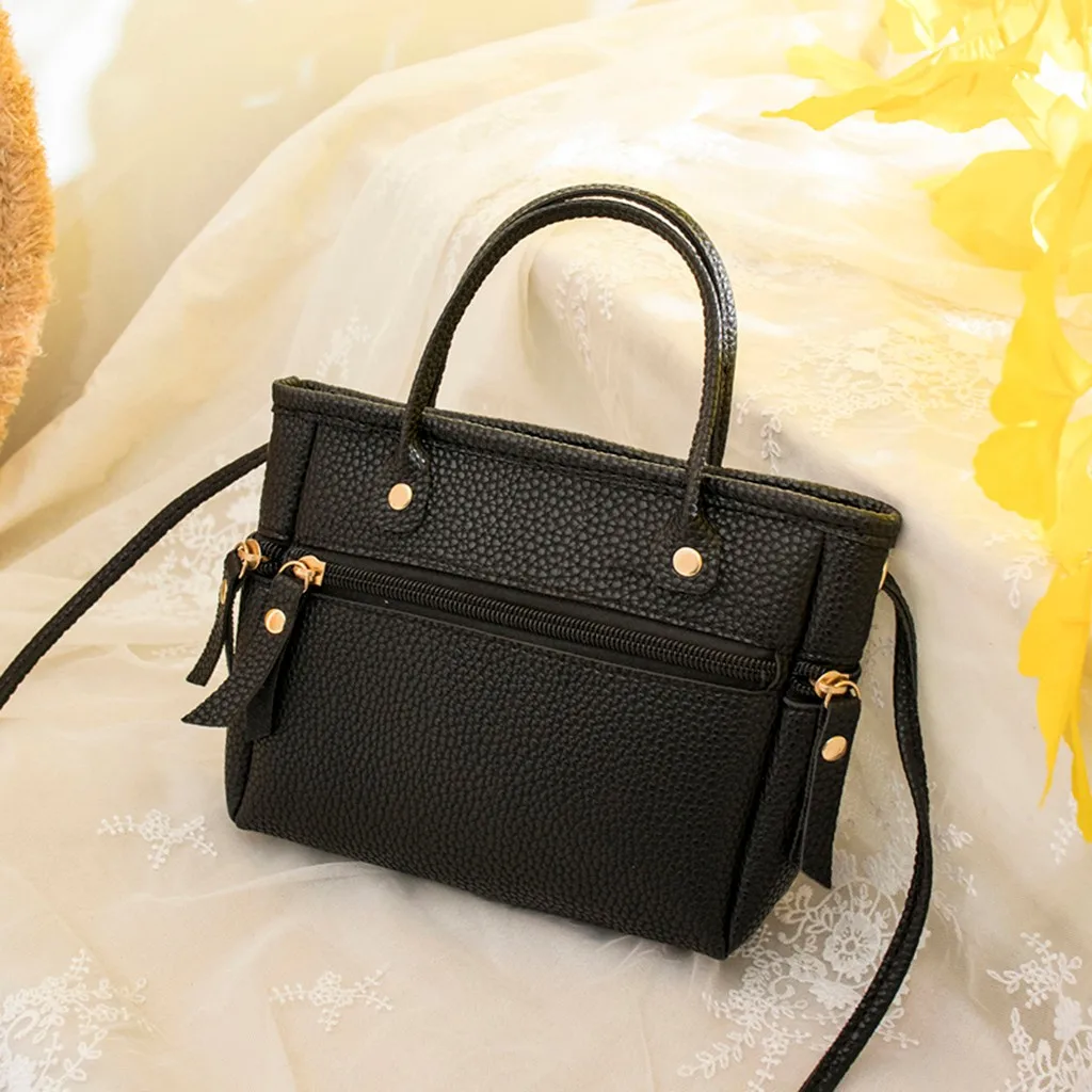 Женская сумка-портфель с ручками из искусственной кожи, сумка-тоут, сумочка с железной медалью, сумка на плечо с помпоном, новая сумка с заклепками, женские сумки Casu