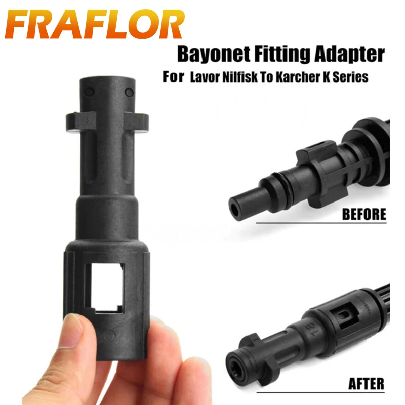 Pressure Washer Adapter Connector Fitting For Lavor Kew Nilfisk Alto To Karcher K Series Car Spray Gun | Автомобили и мотоциклы