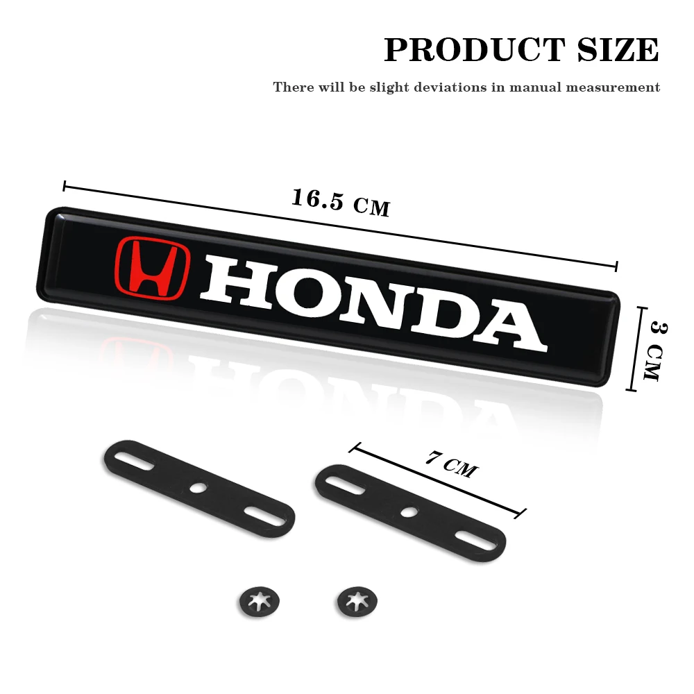 1pc Car Decorative LED Lights ABS Chrome Front Hood Grille Emblem Badge LED Light for Honda Civic Varadero Xl1000 Xadv 750 Forza