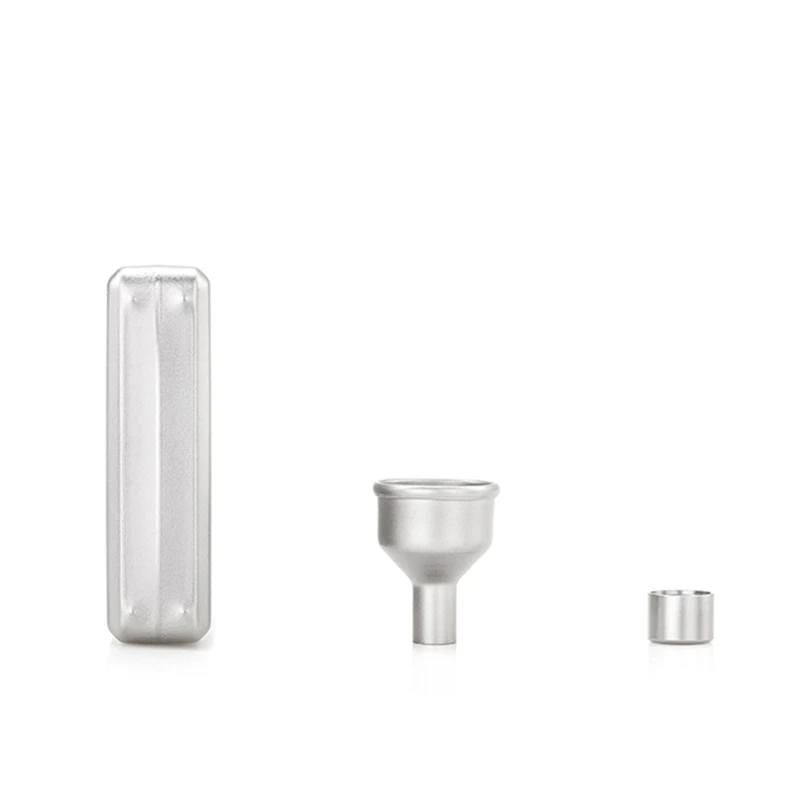 Portable Titanium Hip Flask Flagon Whiskey Wine Pot Bottle Funnel Camping Travel Picnic Classic Dri