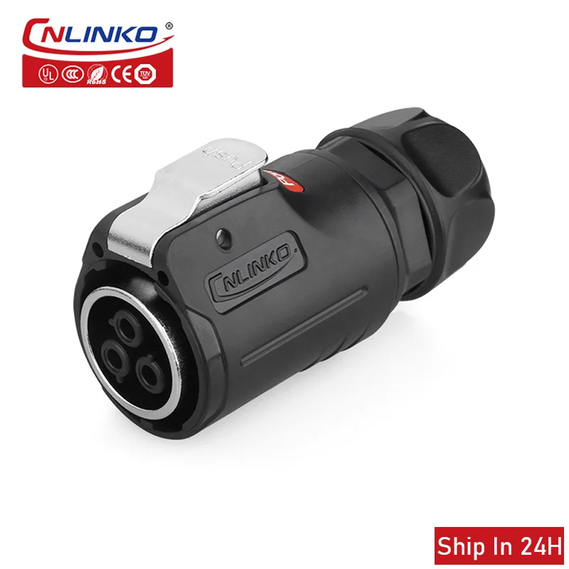 CNLINKO BD-20 Connettore Impermeabile Industriale Circolare IP67 - Foto 11