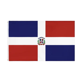 

90x150cm DOM The Dominican Republic National Flag
