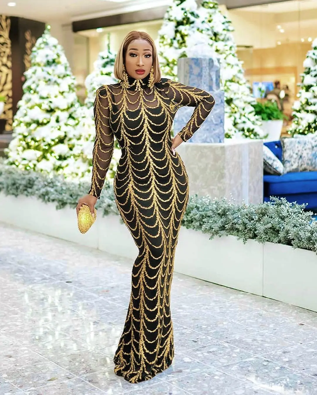 African Dress Summer African Women Long Sleeve O-neck Long Dress