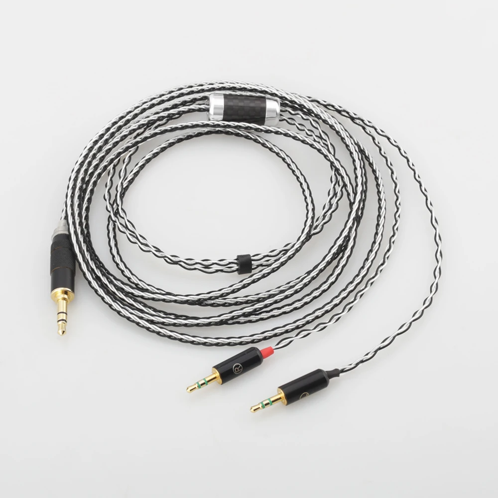 Audiocrast 3 5 стерео 2x2 мм разъем посеребренный обновленный кабель для наушников HE400i
