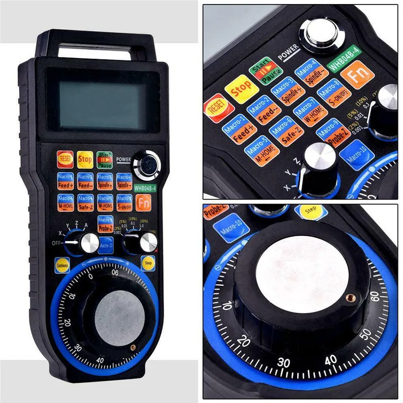 DANIU MACH 3 rueda de mano electrónica inalámbrica USB de 4 ejes CNC rueda de mano colgante MPG Han