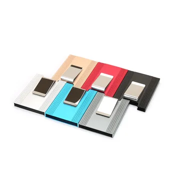 

RFID Aluminum Alloy Popup Bank Card Case Men And Women Fashion Credit Card Holder Metal Anti Protect ID Card Wallet