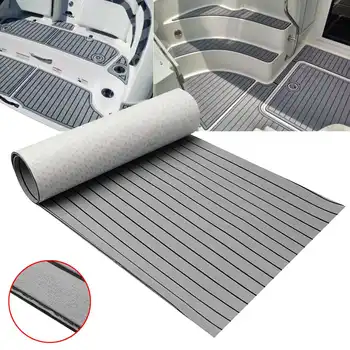 

Self-Adhesive 900x2300x6mm Foam Teak Decking EVA Foam Marine Flooring Faux Boat Decking Sheet Accessories Marine Brown Grey