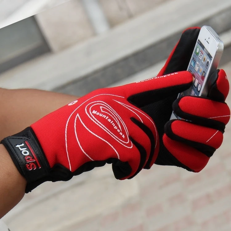 Men's Outdoor Touch Screen Gloves for Motorcycle Bicycle Cycing Warm GEL Padded Bike Accessories Men | Спорт и развлечения