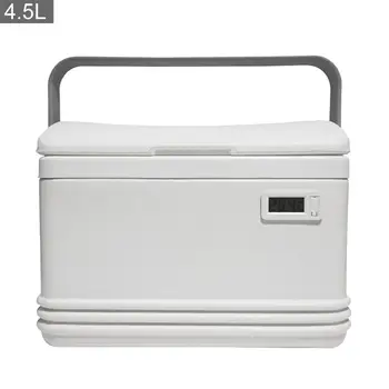 

The new multifunctional mini refrigerator with built-in thermometer and food preservation portable insulation cabinet is suitabl