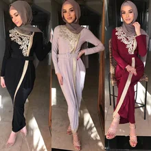 

Muslim Embroidery Abaya Belt Full Dress Vestidos Cardigan Kimono Vetement Long Robe Gowns Jubah Middle East Eid Ramadan Islamic