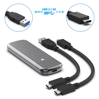 

USB 3.1 Type-C To M.2 NGFF SSD Enclosure Hard Drive Disk Box 10Gbps External Box Hard Disk Enclosure