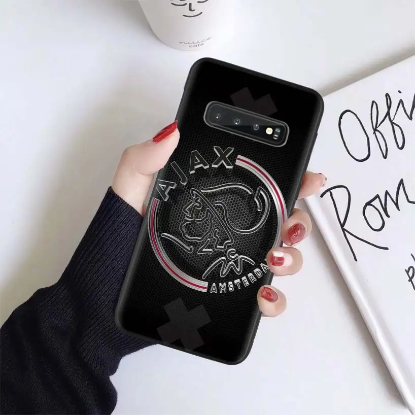 Ajax equipe черный чехол для samsung Galaxy A50 A70 A50S A10S A20S A10 A20E A30 A40 M40 M30S A80 мягкий чехол для телефона