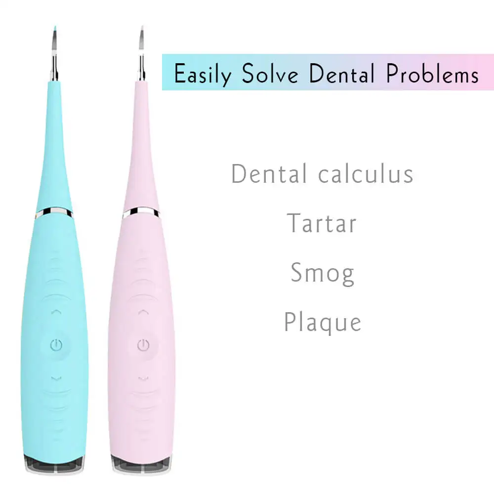 Koop Draagbare Elektrische sonic Tandheelkundige Scaler Tand Vlekken Tandsteen Ultra sonic Usb Opladen Tanden Calculus Remover Tand Whitening Tool
