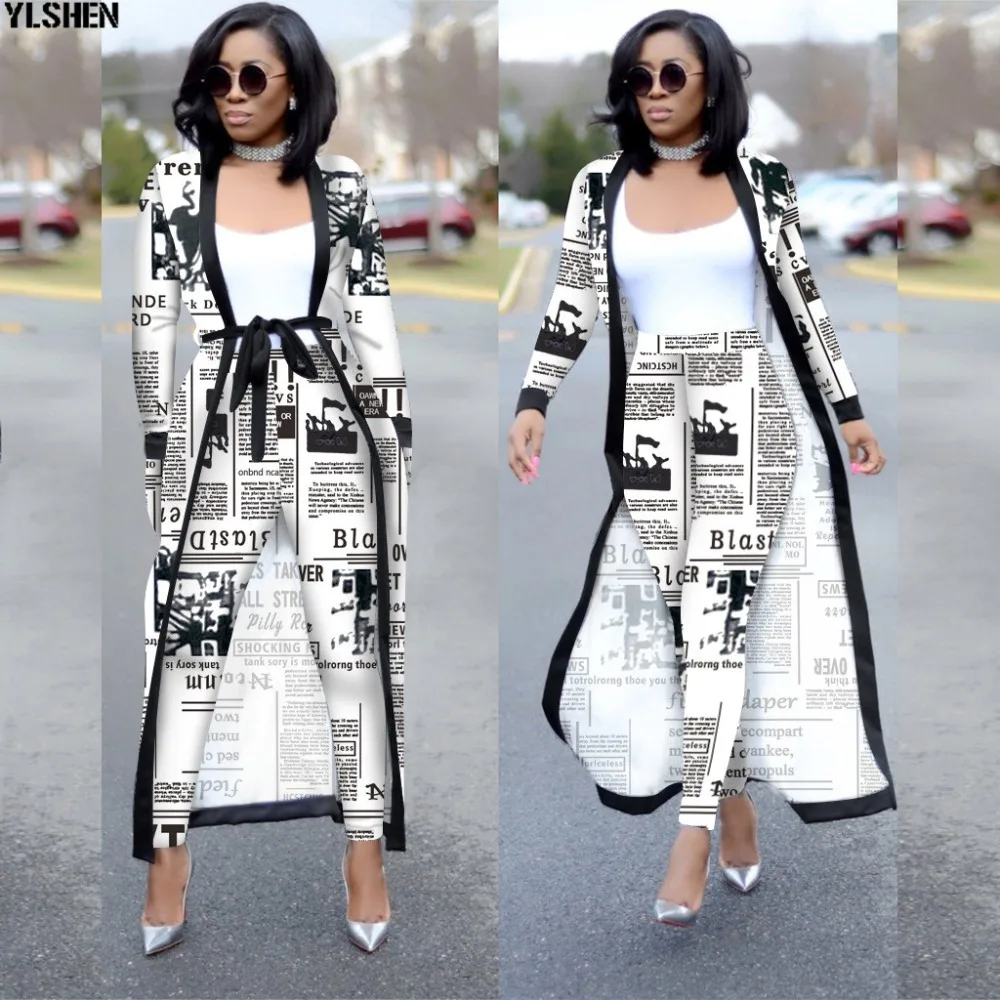 African Sets For Women New Print African Clothes Elastic Bazin Baggy Pants Rock Style Dashiki Long Sleeve Famous Suit For Lady 09