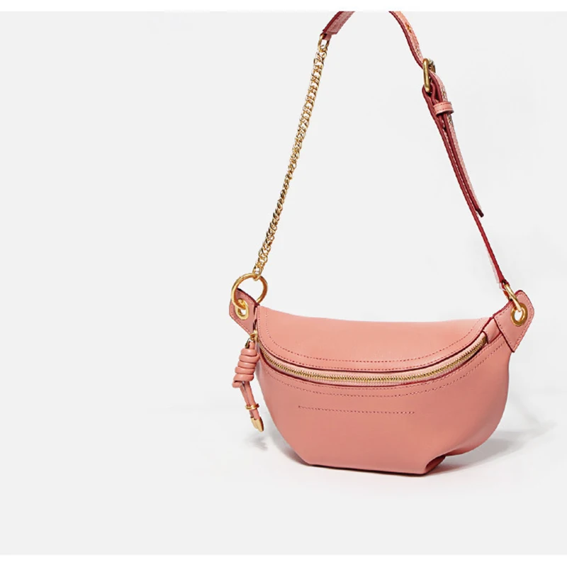 

AKAKCOCO Women bag multicolor messenger chest bag clutch femal geniu leather handbag cross body bag Fashion high quality