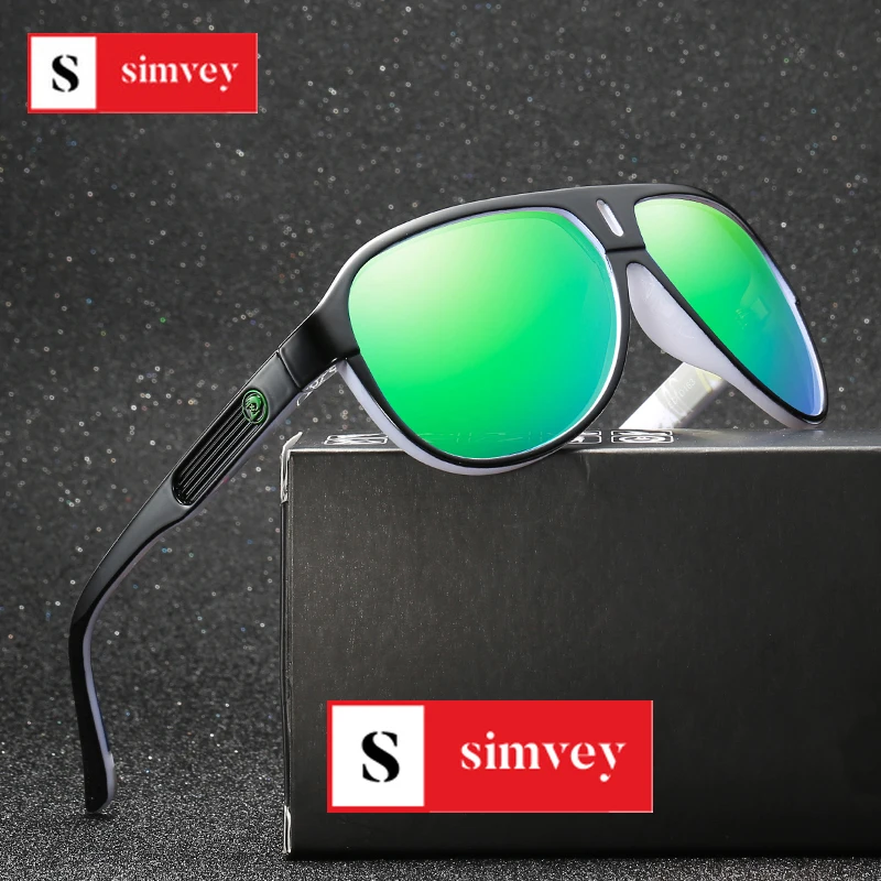 

Simvey Fashion Polarized Fishing Sunglasses Women Men Outdoor Sports Goggles Oversized Mirrored Sunglasses UV400 Protection