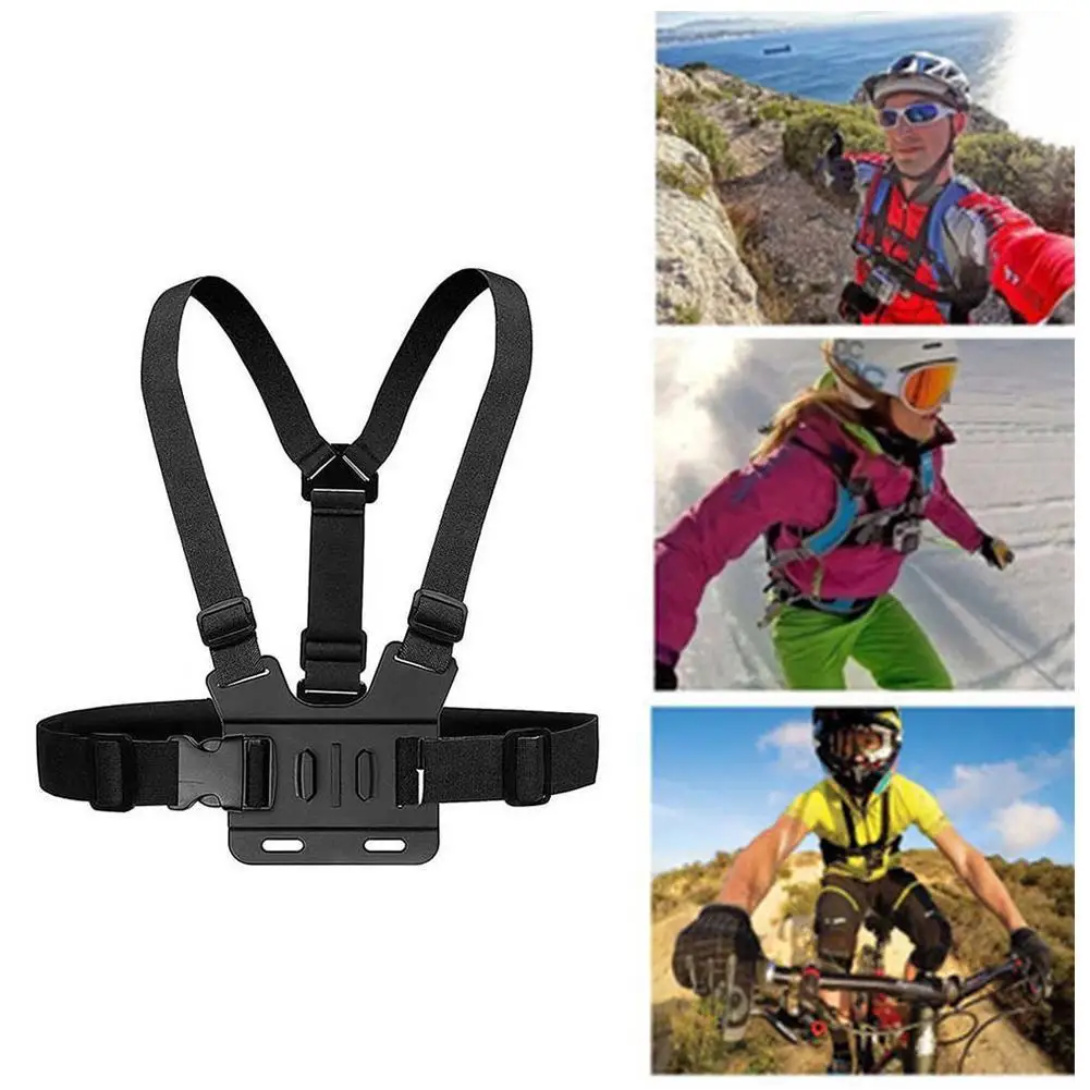 

Suitable For GOPRO9 double shoulder chest strap GOPRO9 stabilization camera accessories sports bracket J7P2