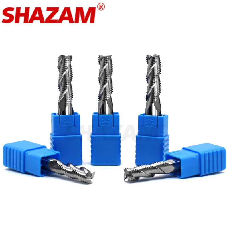 

Roughing Aluminium Milling Cutter Alloy Coating Tungsten Steel Tool Cnc Maching 3 Blade Endmills SHAZAM For Cnc Machine Cutting