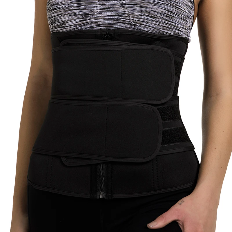 Steel Boned Waist Corset Trainer Sauna Sweat Sport Girdle Cintas Modeladora Women Weight Loss Lumbar Shaper Workout Trimmer Belt body shaper