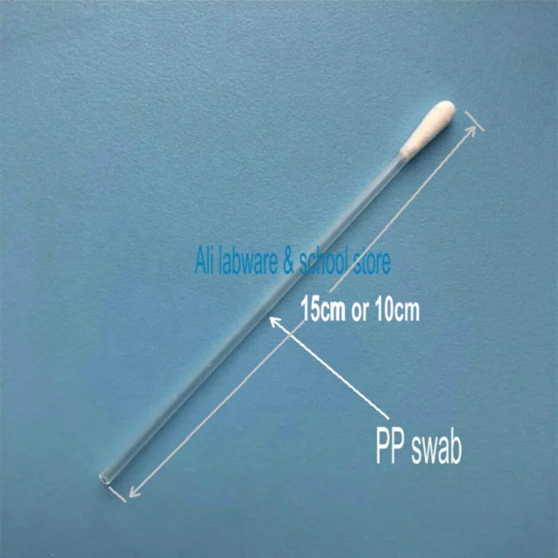 600pcs/pack lab disposable sterile degreasing cotton tip applicator specimen collection swab