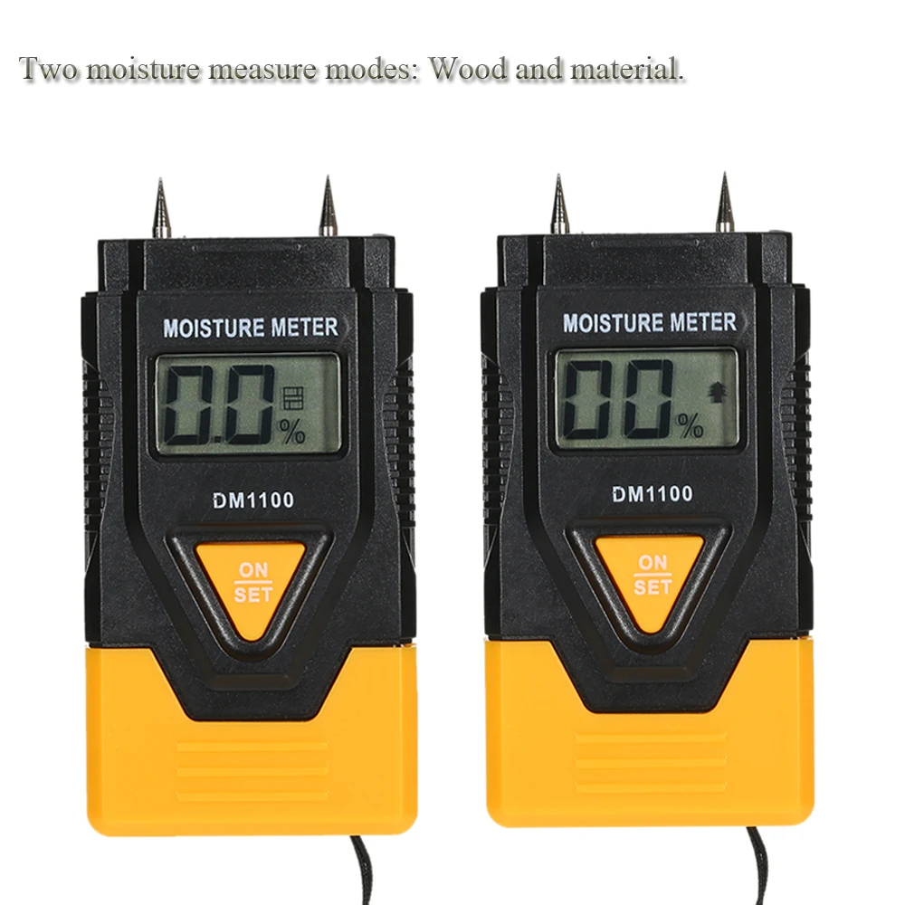 

Portable High Quality Digital LCD Wood Building Material Moisture Meter Humidity Detector Wet Sensor Tester Temperature Measure